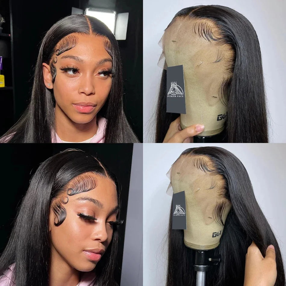 34 30 Inch Bone Straight Hd Lace Front