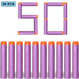 7.2cm 50/100pcs For Nerf Soft Bullets Darts Round