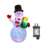 2.4M Christmas Inflatable Outdoor Doki Toy LED Light