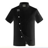 Chef Jacket Men Short Sleeve Kitchen Cook Shirts