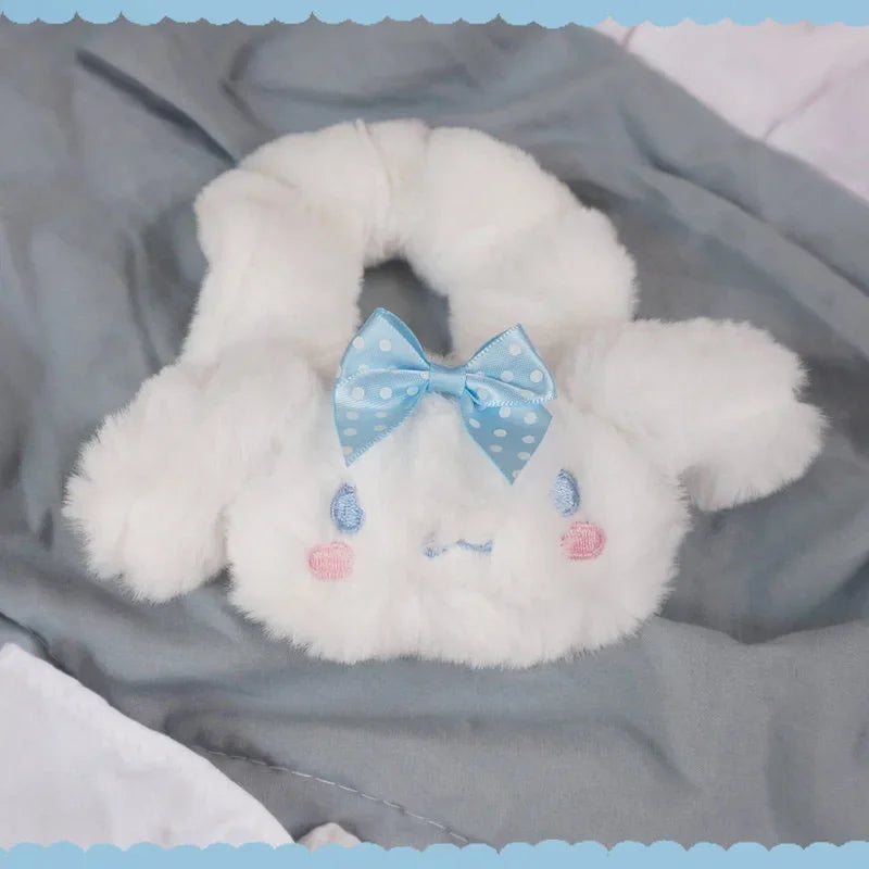 Kawaii Lolita Hairpin Cinnamoroll Sanrio Plush Cartoon Cute