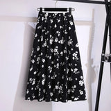 175Kg Plus Size Womens Summer Loose Floral Chiffon