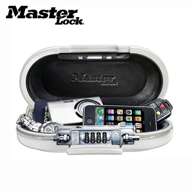 Master Lock Portable Personal Combination Lock Safe Jewelry