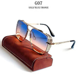 Vintage Steampunk Sunglasses Men Punk Oversized Sunglasses Women