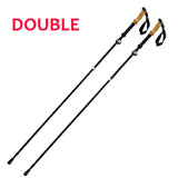 280g Lightweight Aluminum Alloy Trekking Poles Foldable 4-Sections