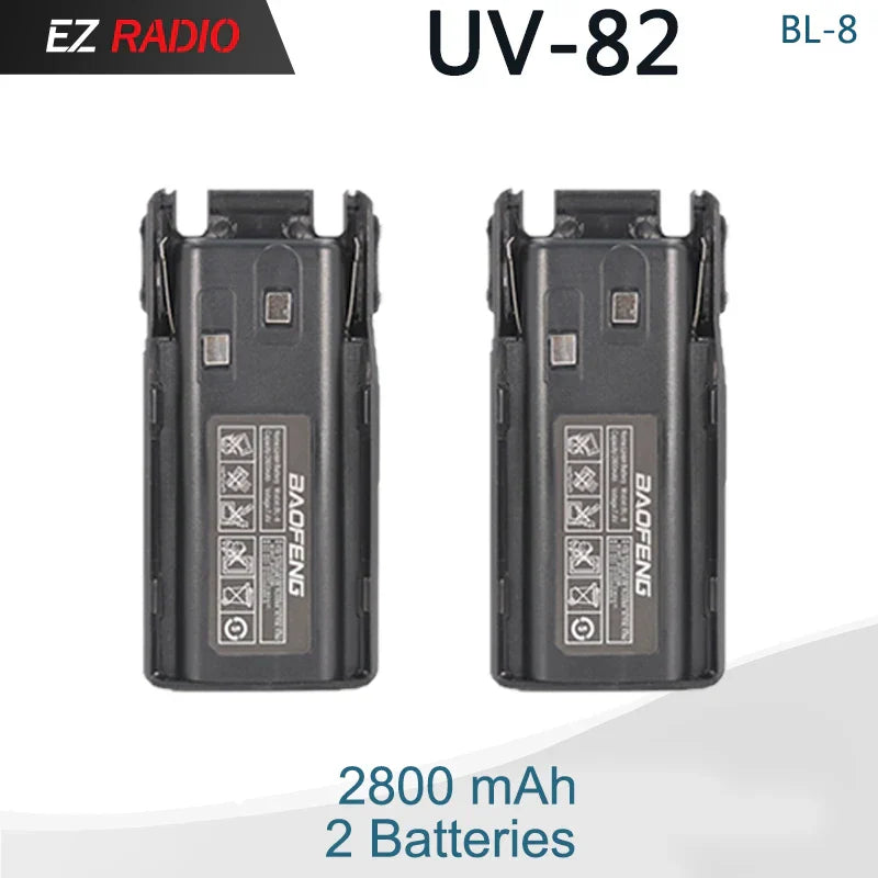 Baofeng UV 82 Battery BL-8 Walkie Talkies Ham
