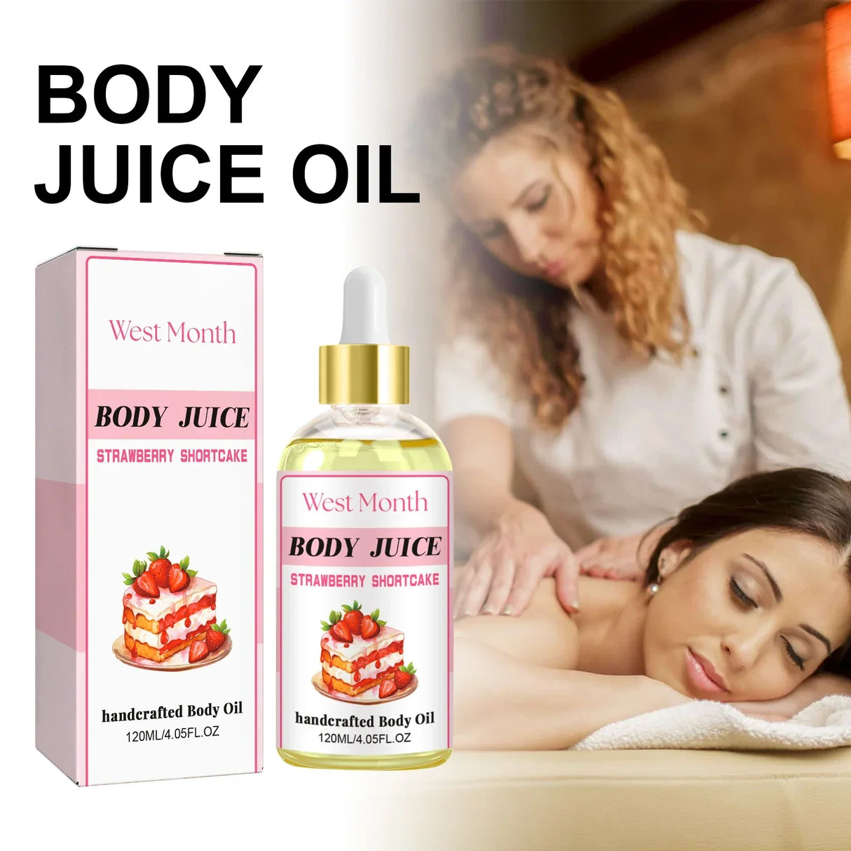 Relaxing Massage Oil Body Face Moisturizer Sooth Dry