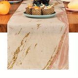 Bohemian Geometric Pattern Table Runner Linen Kitchen Decoration
