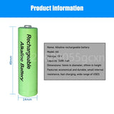 1-2pcs New AA Rechargeable Battery 1.5V 3000mah Alkaline