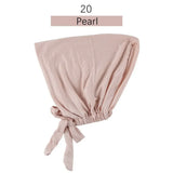 Inner Tie Back Hijab Cap Modal Turban Hat