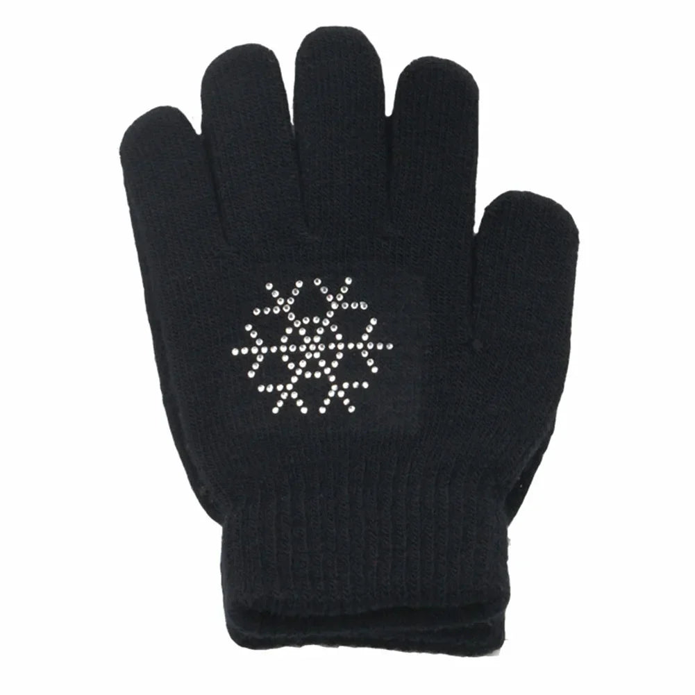 1 Pair Figure Skating Gloves Skating Nonslip Winter
