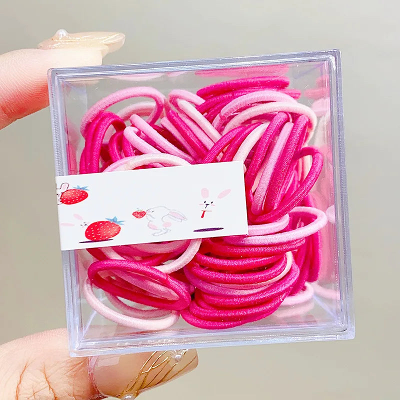 100pcs Colorful Rubber Bands In Summer Versatile Design