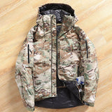 Thickened Men's Down Jackets Hooded Windproof Outdoor Warmth