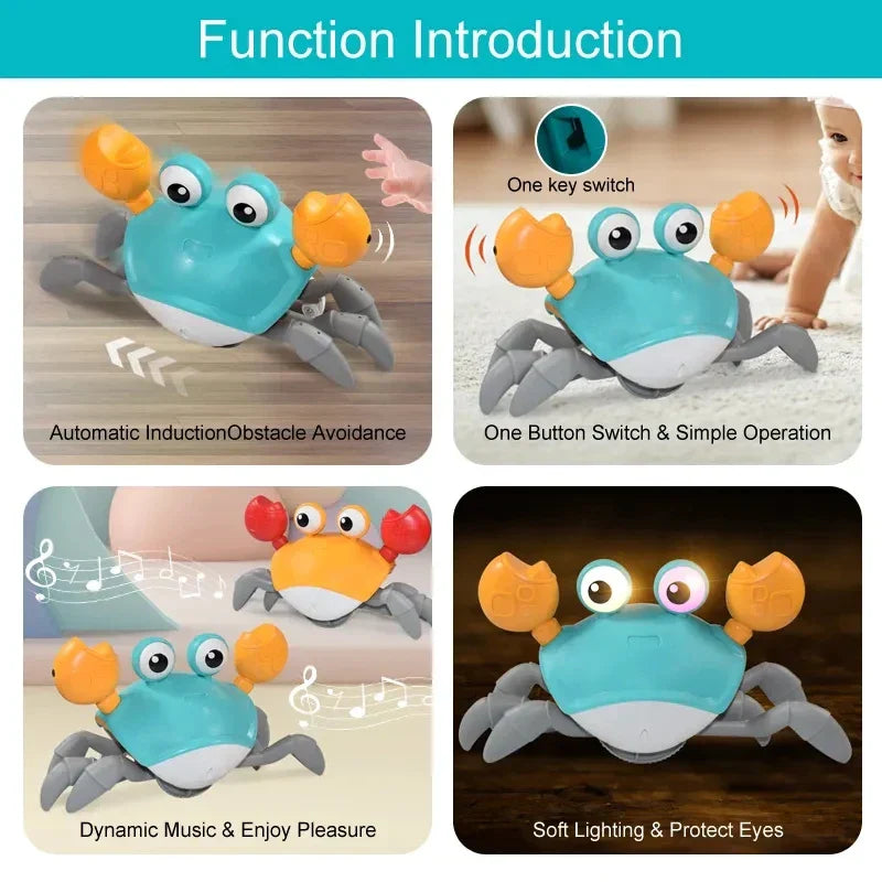 Kids Induction Escape Crab Crawling Toy Baby Electronic