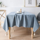 Cotton And Linen Tablecloth Waterproof And Anti-Scalding High-End