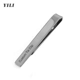 Personalized Engraved Tie ClipCufflinks for Men Customized DIY