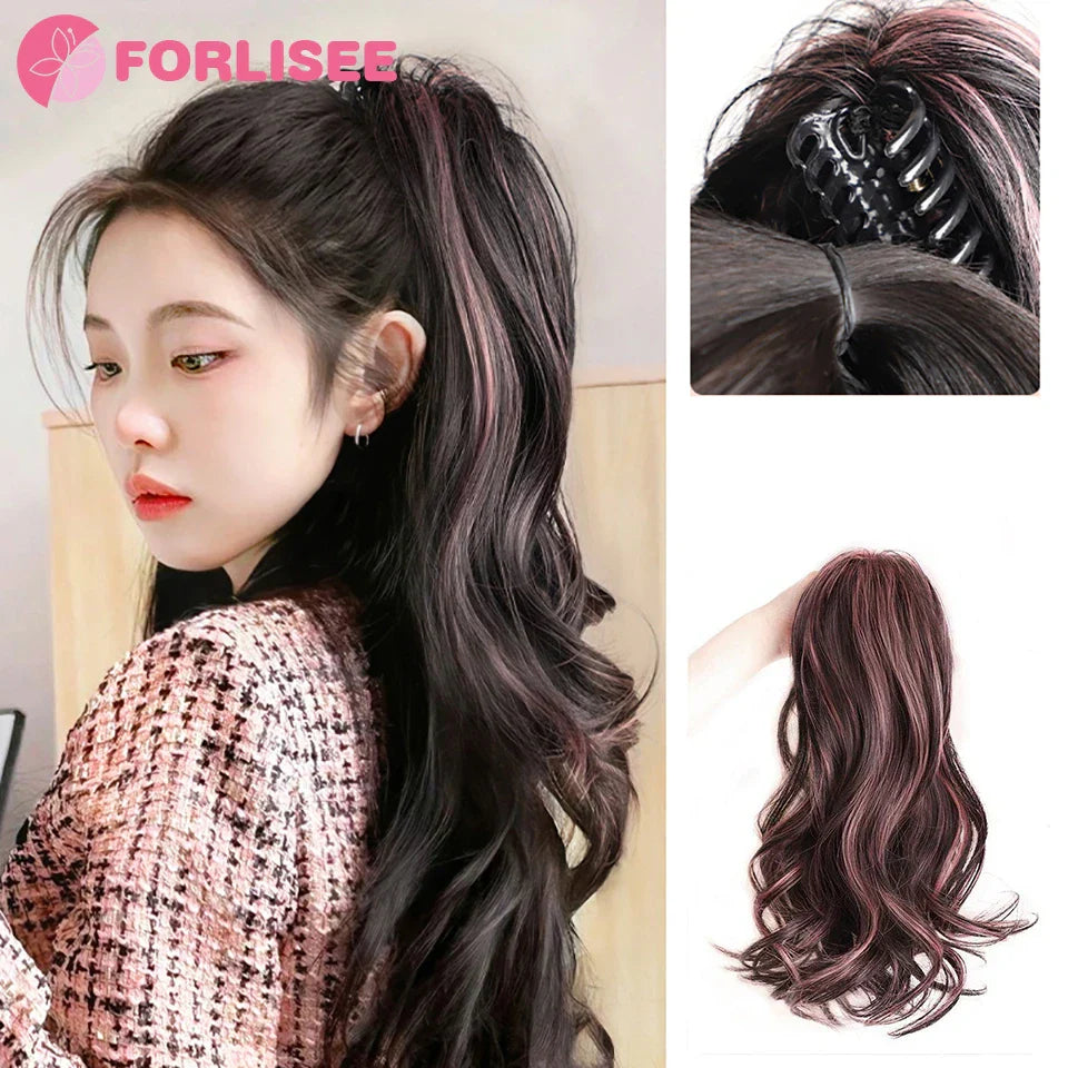 FOR Horsetail Wig Women's Long Hair Clasp Style