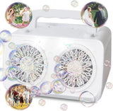 Automatic Bubble Machine Upgrade Bubble Blower with 2