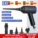 500W Electric Compressed Air Duster Blower Canned Air