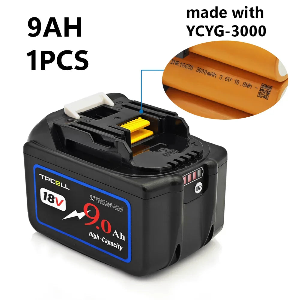 BL1860 6AH For Makita 18V Battery Power Tools