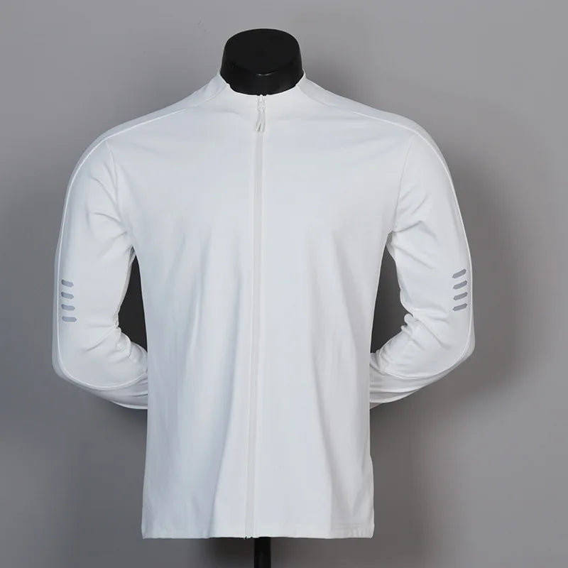 Men Fitness Sport Jacket Running Training Fitness Bodybuilding