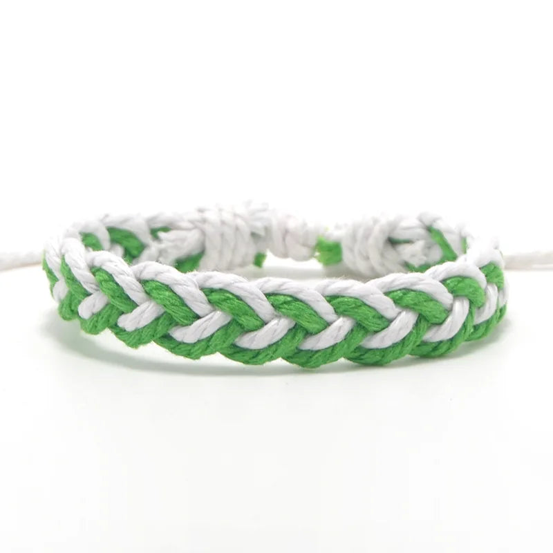 Ethnic Thread Bracelet Retro Handmade Boho Multicolor Braided
