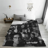 Damon Salvatore The Vampire Diaries Flannel Blankets Vintage