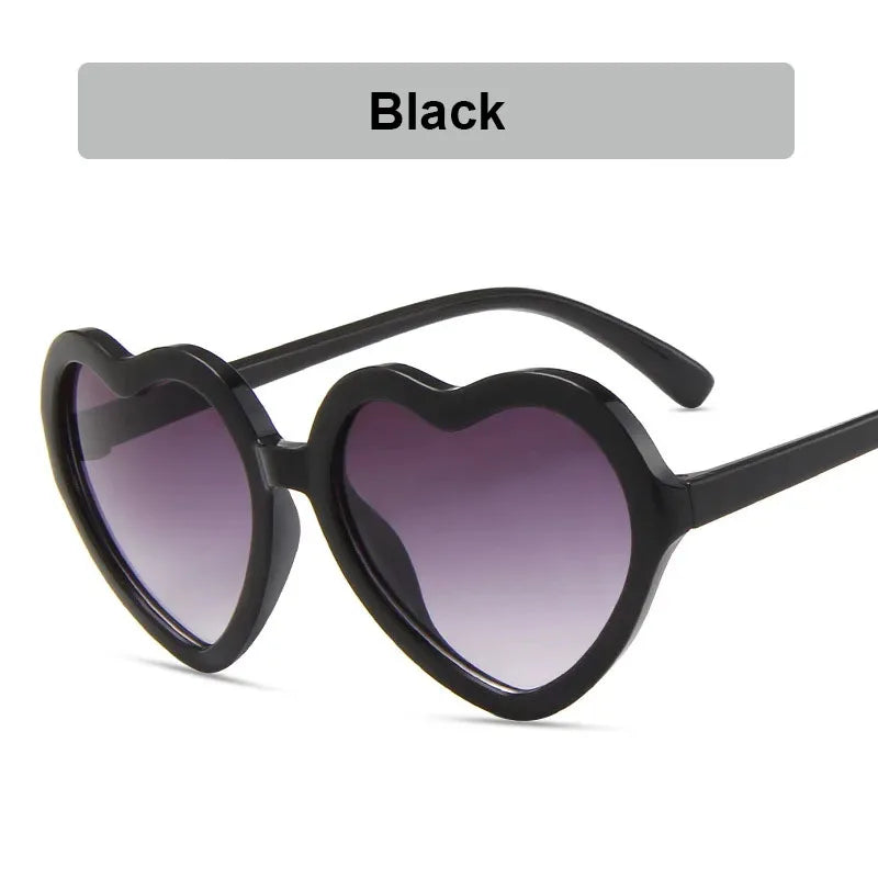 Fashion New Childrens Gradient Sunglasses Heart Shape Frame