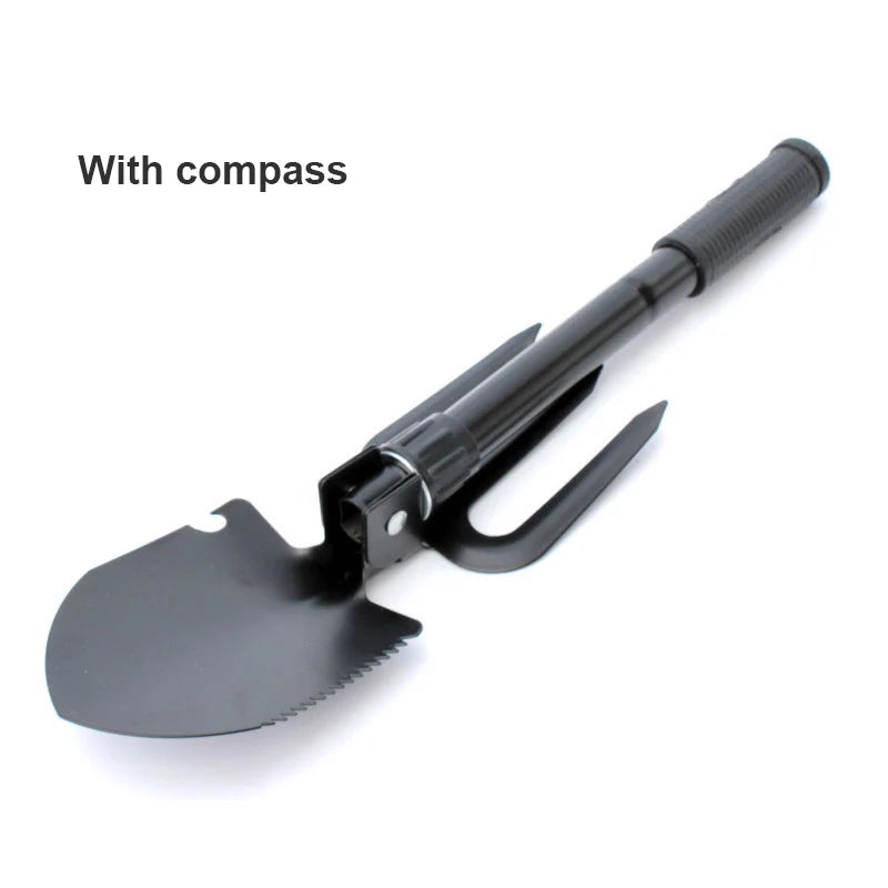 Camping Folding Survival Spade Shovel Stainless Steel Portable