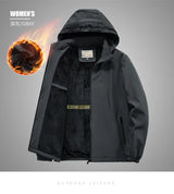 winter Windproof Jacket Men's Military Fleece-lined Thickened Warm