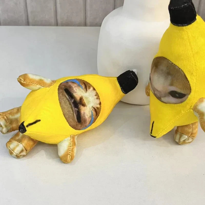 2023 Crying Banana Cat Plush Pendant Cute Banana