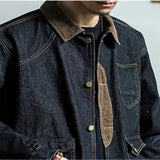 Spring Autumn New Men's Denim Jacket Loose Trend