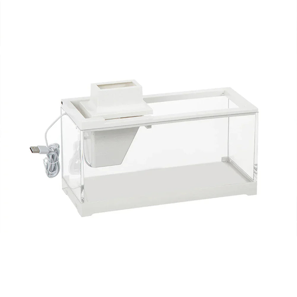 1PC Fish Tiny Fish Tank Office Small Betta