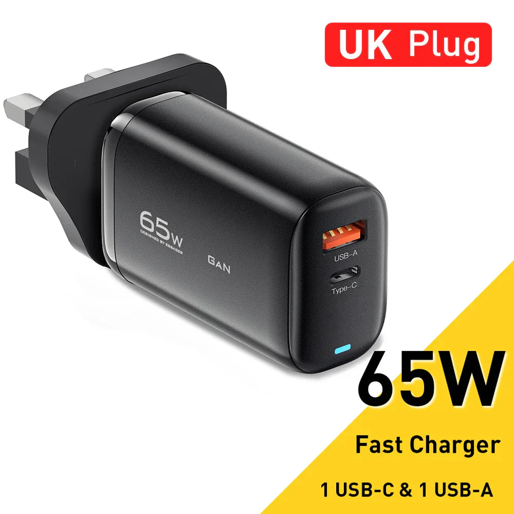 Essager 65W GaN USB Type C Charger For