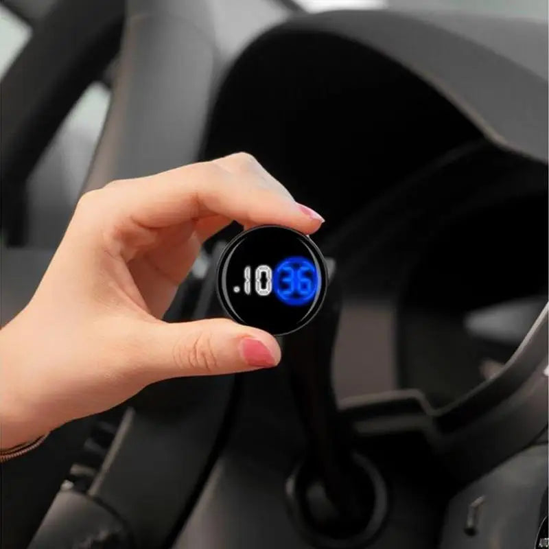 car Dashboard Clock  universal Stick On Dashboard Clock Waterproof Mini Electronic Touch Control Clocks Car Interior Accessories