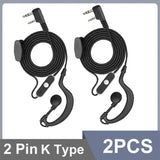 10pcs BAOFENG Radio 2pin K Port Earpiece Ptt