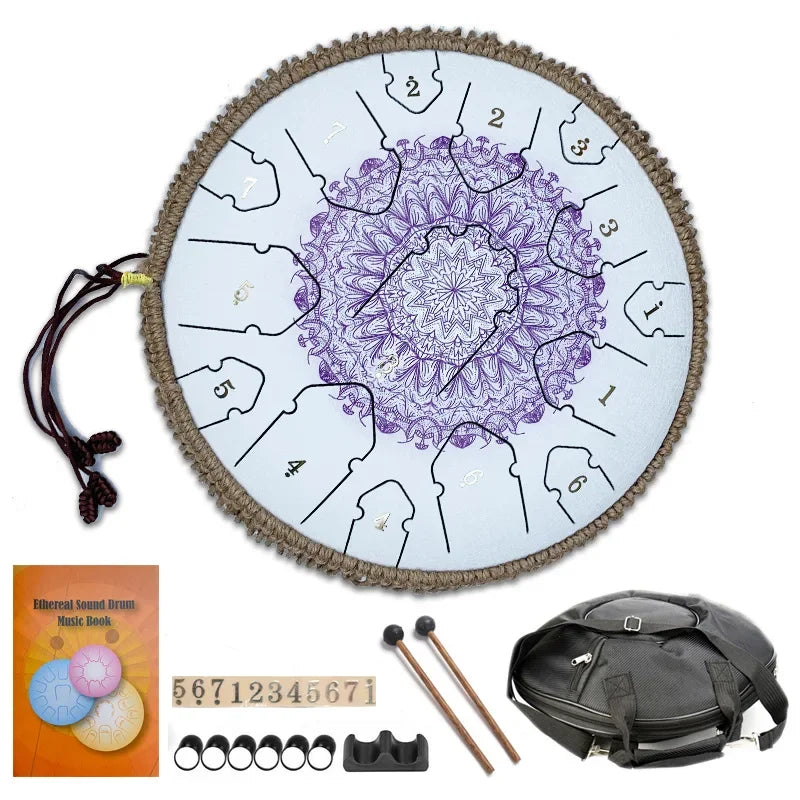 13 Inch 15 Notes Tongue Drum D Major