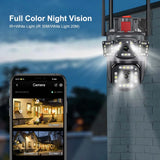 6K 12MP Security Camera WiFi Wireless Outdoor Three