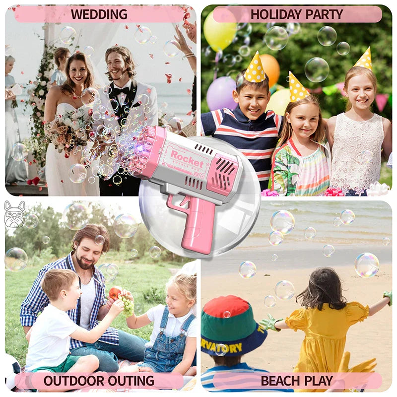 Children Bubble Gun Toy Astronaut Fully Automatic Bubble