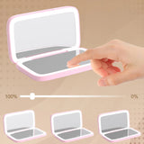 2-Sided LED Rechargeable Makeup Mirror with 5X Magnifying