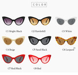 Summer Cat Eyes Sunglasses Small Frame Okulary UV400