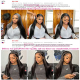 HD Transparent 13x4/13x6 Straight Lace Front Wig 4x4