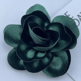 French 14cm Large Flower Brooch Fabric Handmade Accessories