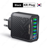 USLION 6 In 1 USB Charger QC3.0 Fast