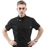 Unisex Chef Jacket ShortLong Sleeve Men Women Crossover