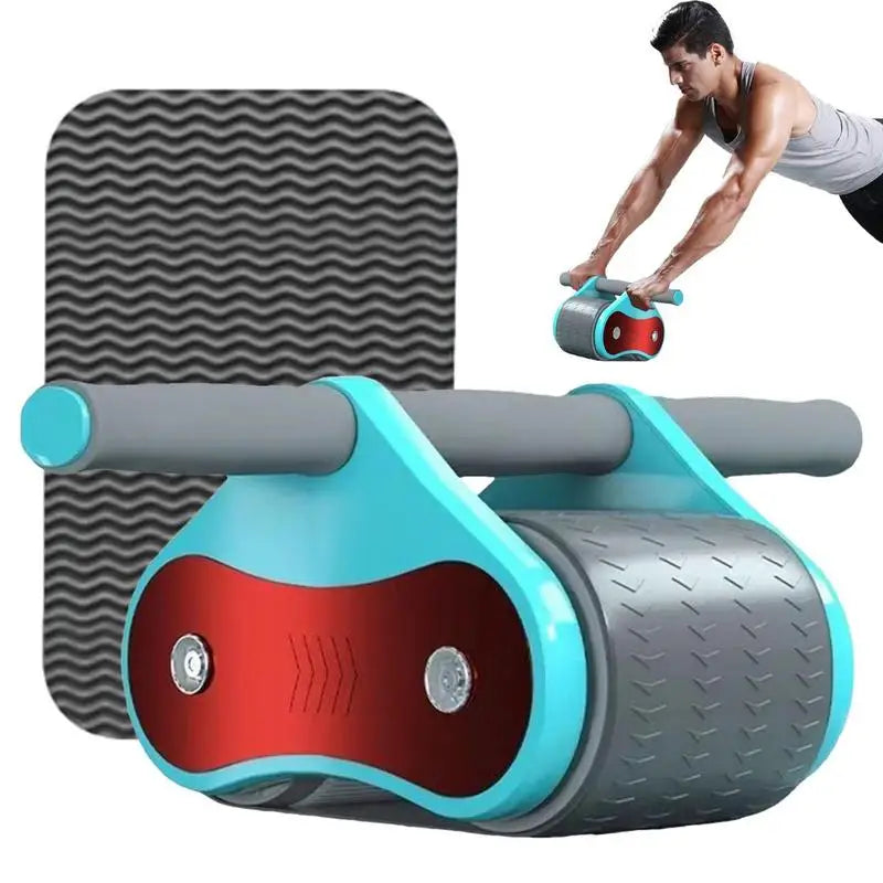 Automatic Rebound Ab Roller Wheel Double Wheel Ab