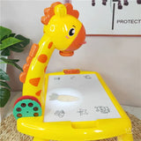 LED Projector Board Giraffe Hand Writing Painting Desk