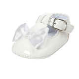 Meckior Baby Girls Shoes Classic Bowknot Rubber Sole