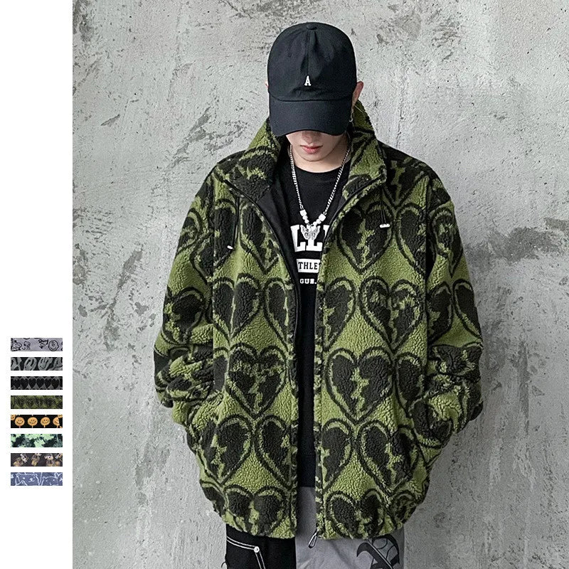 SEVEYFAN Men's Jacket Hip Hop Jackets Tie Dye