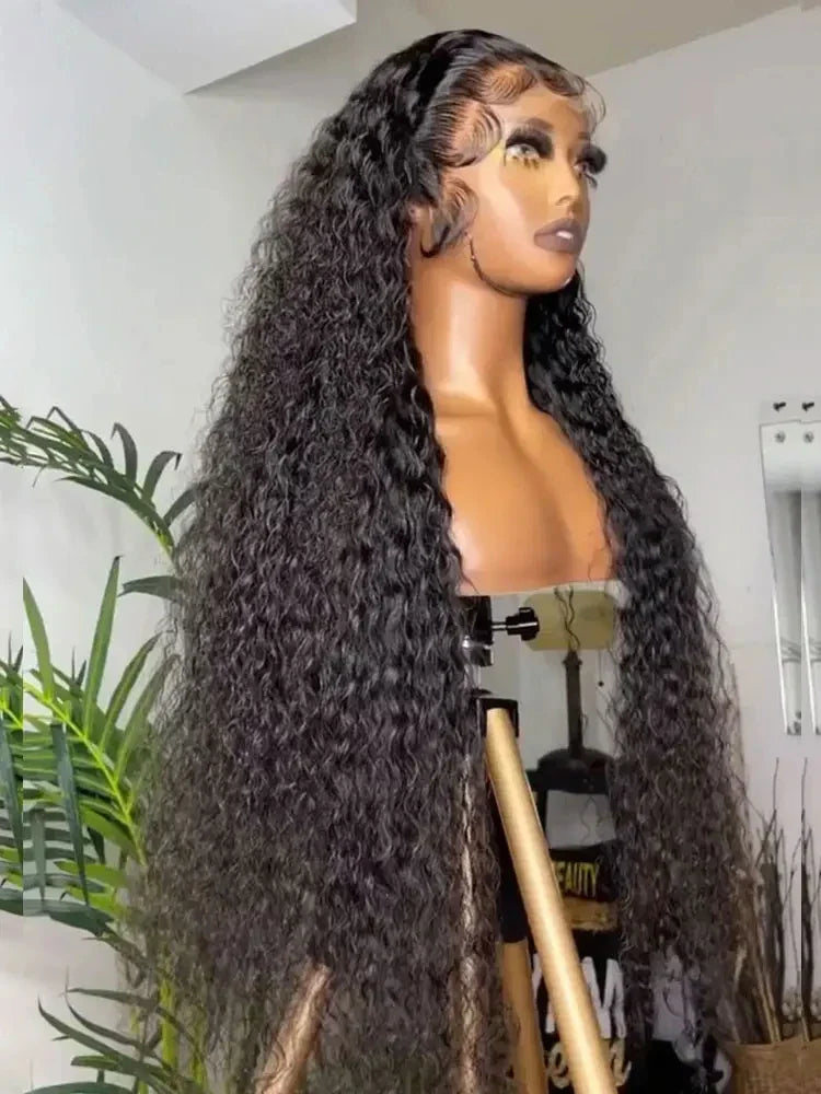 13x4 Deep Wave Hd Lace Frontal Curly Human